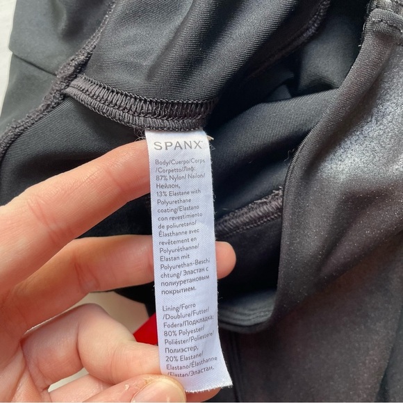 Spanx Faux Leather Leggings Size XS - Picture 8 of 10